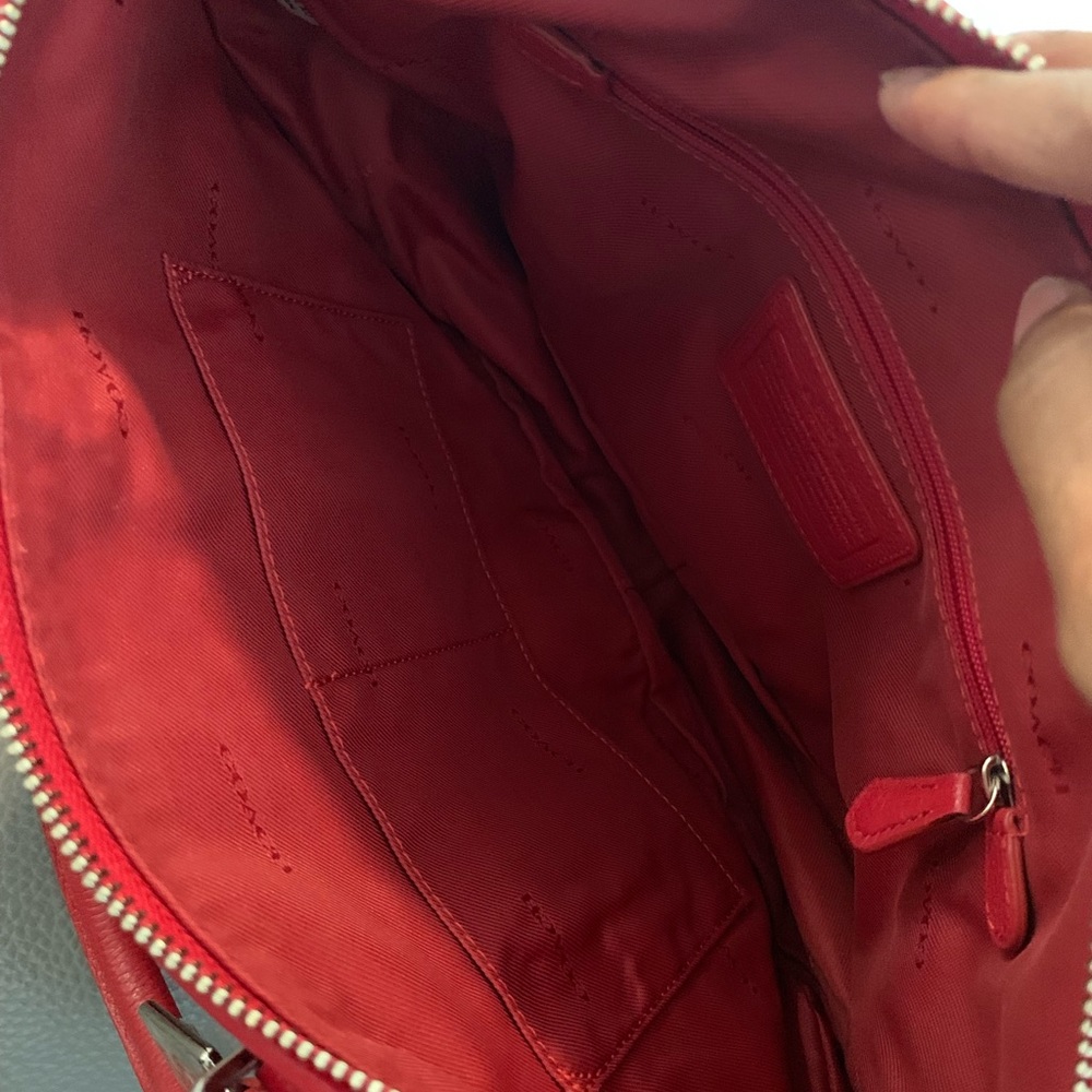 - Red Coach Purse - Picture 3 of 4